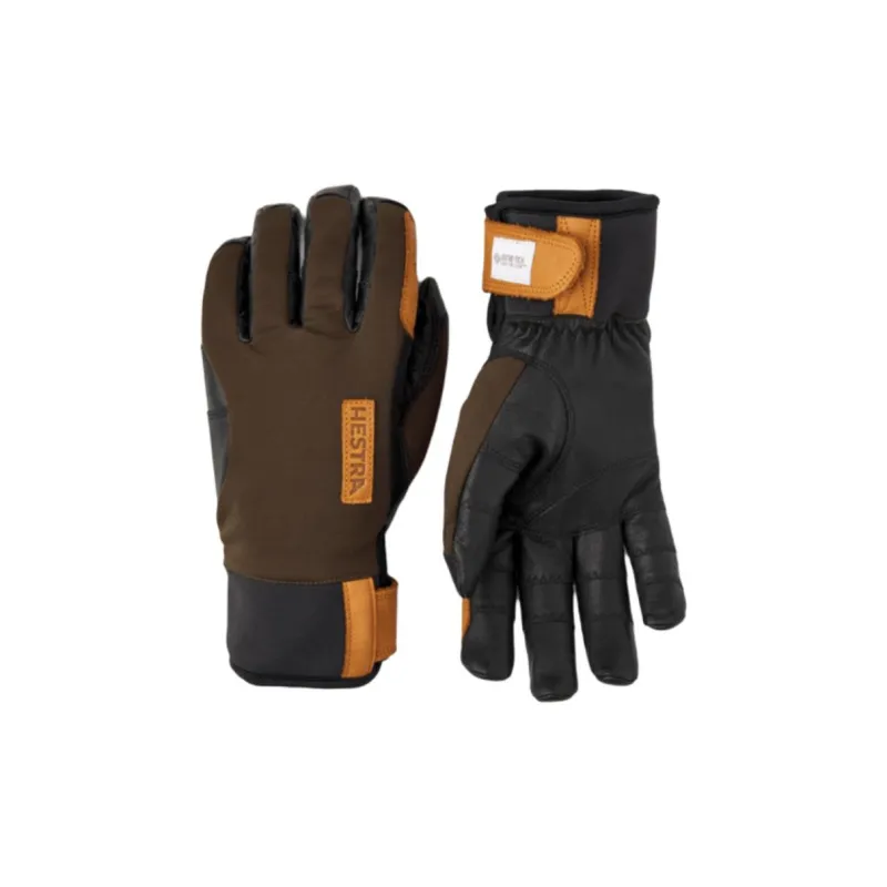 HESTRA Wool, Neoprene, Goat Leather Gloves Unisex Black-0