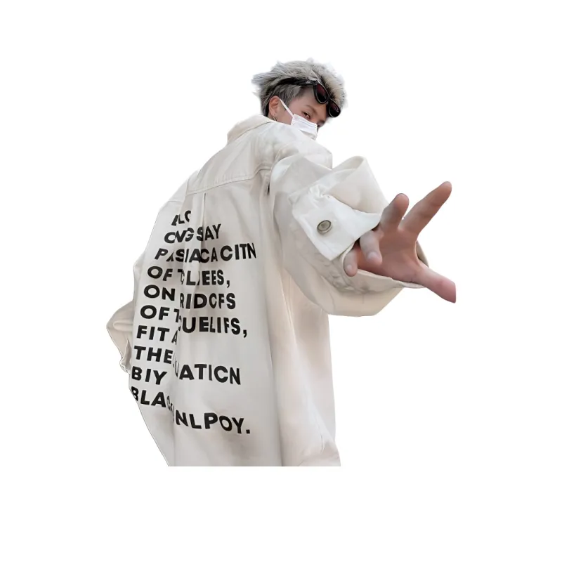 NEAR HERE Denim Jackets Unisex-0