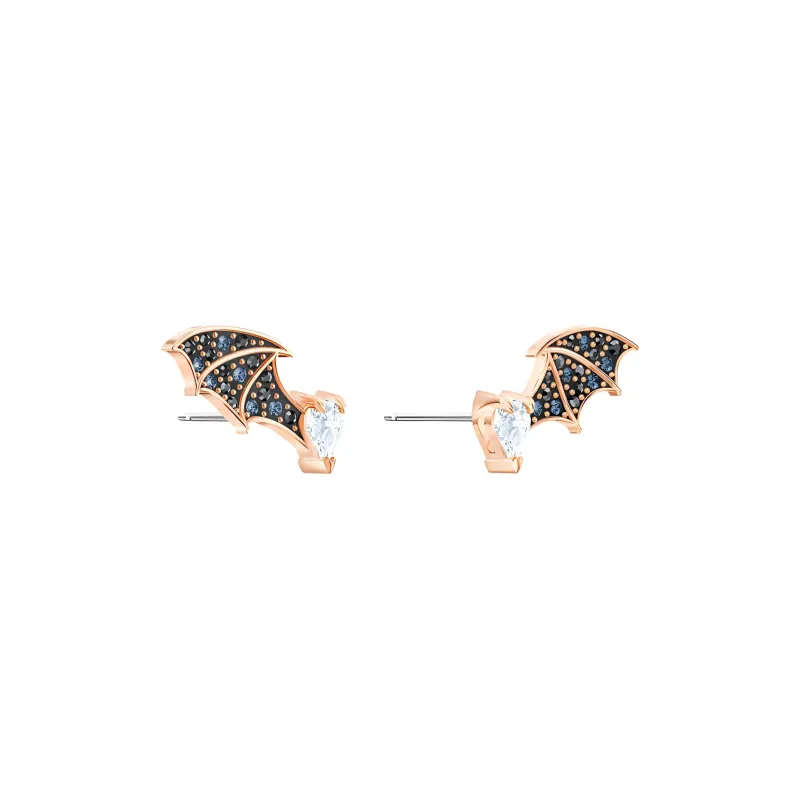 Swarovski Artificial Crystal Stud Earrings Women's-2