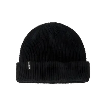 Patagonia Recycled Polyester, Knitted Fabric Beanies Unisex Black/Red