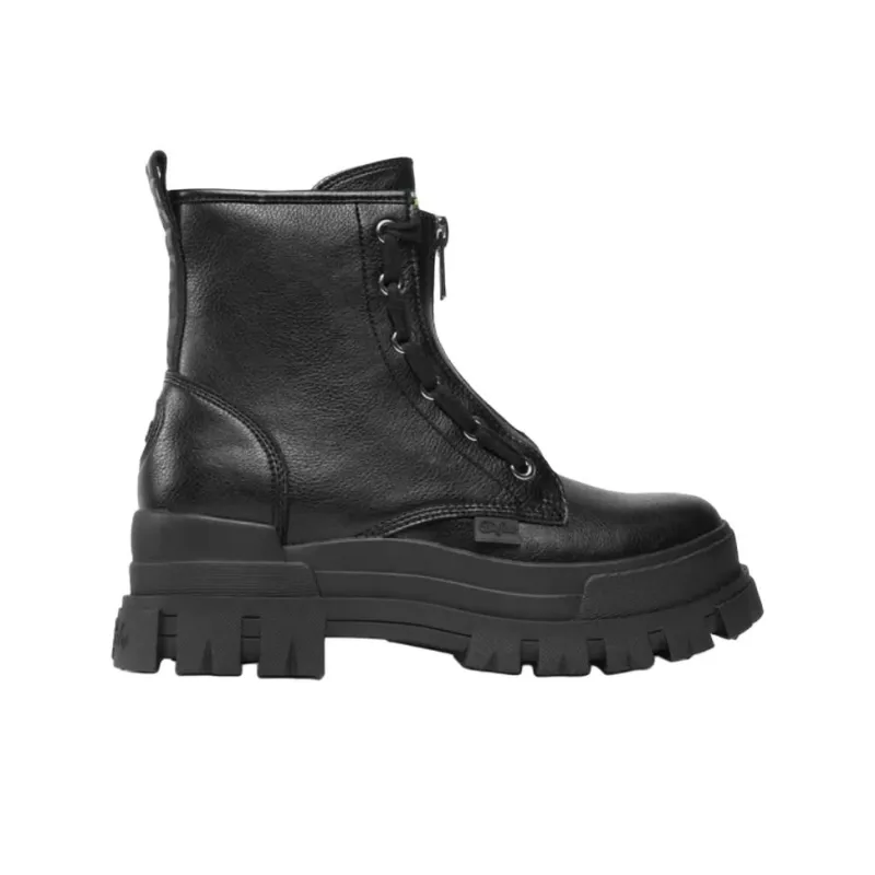 Buffalo Aspha Zip Ankle Boots Women's Black-1