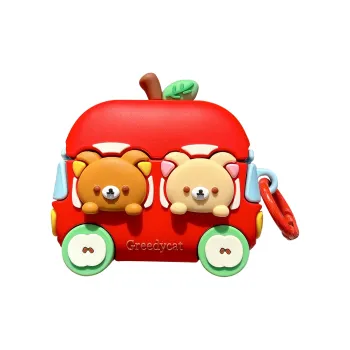 NUOQIXIN Compatibility: Huawei FreeClip/FreeBuds Pro 3/FreeBuds 5i/FreeBuds 4e PC Cartoon Car Rilakkuma Headphone Cases