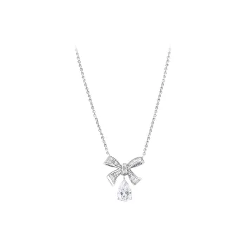 Graff White Gold Necklaces Women's Silver