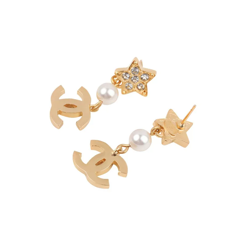 CHANEL 22c Early Spring Earrings Women's Gold-2