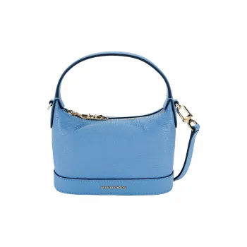 MICHAEL KORS Wythe Cow Leather Handbag Shoulder Bag Crossbody Bag Small Size Women's Light Blue