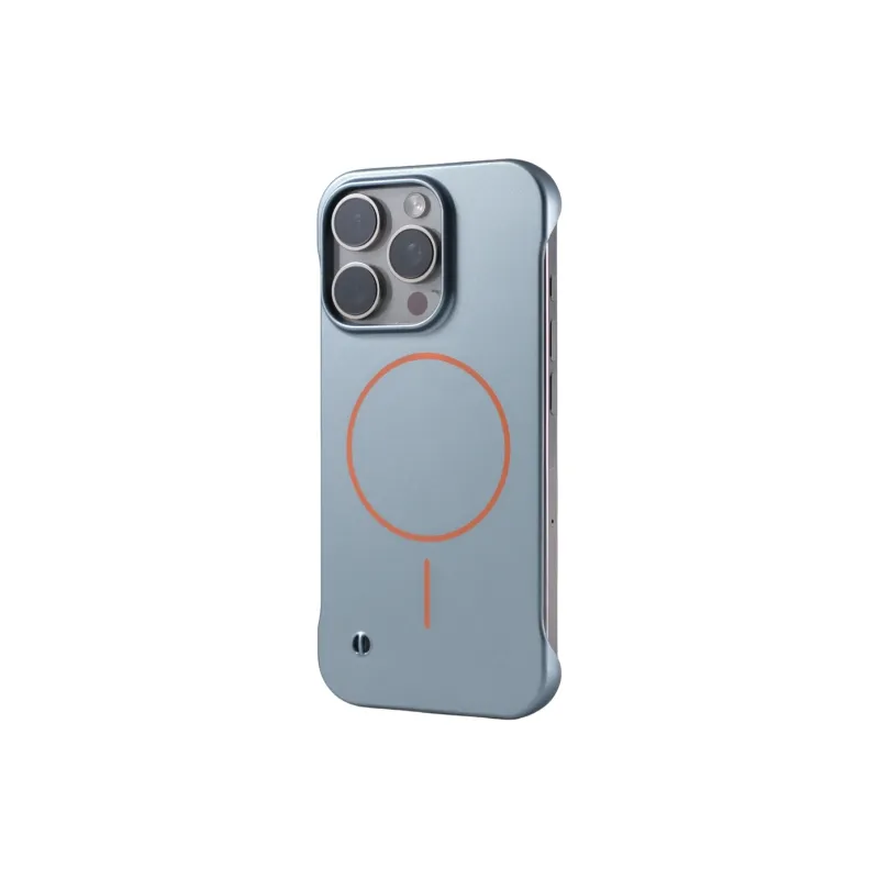 DEPA Pc Material Solid Color Borderless Magnetic Phone Cases Compatible With Apple 12/13/14/15/16 Series Minimalist-3