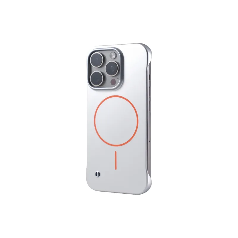 DEPA Pc Material Solid Color Borderless Magnetic Phone Cases Compatible With Apple 12/13/14/15/16 Series Minimalist-1