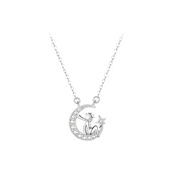 Asia Star S925 Silver Necklaces Women's