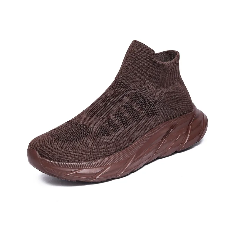 AMICNIEGD Breathable Abrasion Resistant Slip Resistant Low Top Chunky Sneakers Unisex-1