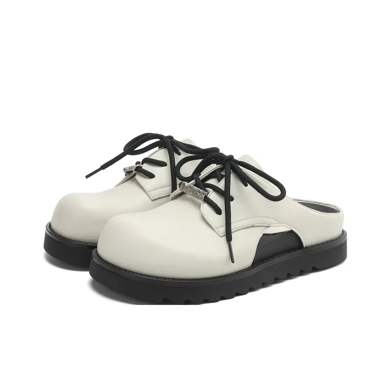 D FUSE SCANDINAVIA Stitching Quiet Abrasion Resistant Wrap toe Slippers Women's-7