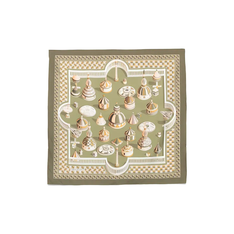 Ferragamo Nadir print Scarf-1