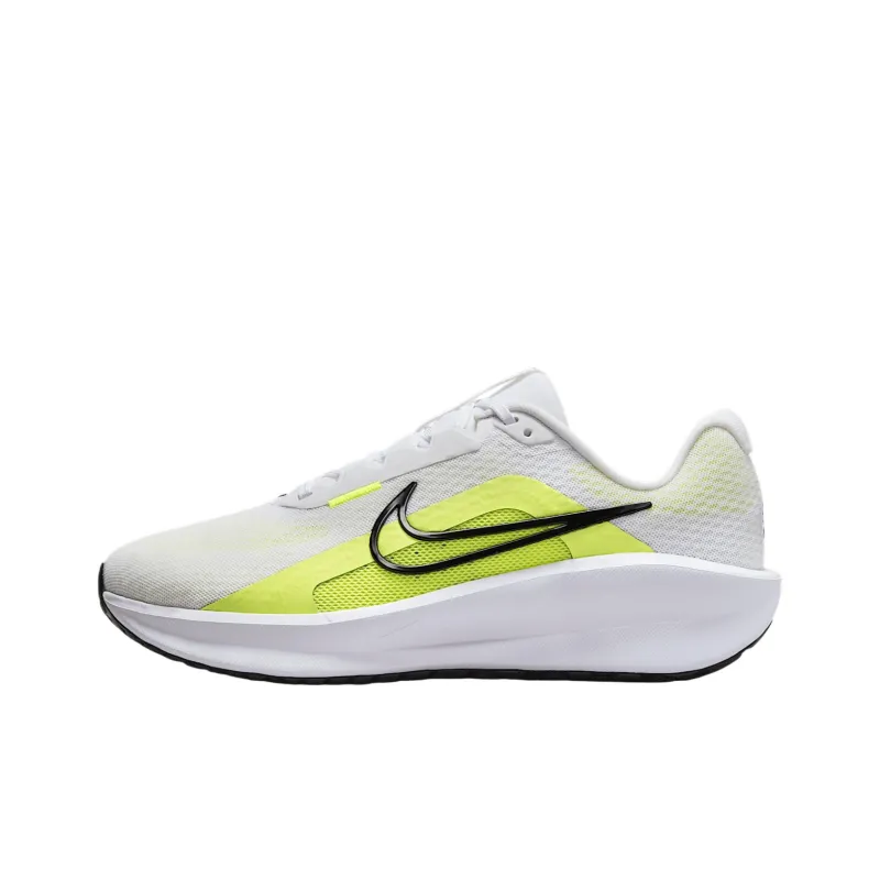 Nike DOWNSHIFTER 13 Anti Slip Wear Resistant Low Top Casual Running Shoes Unisex White Yellow-0