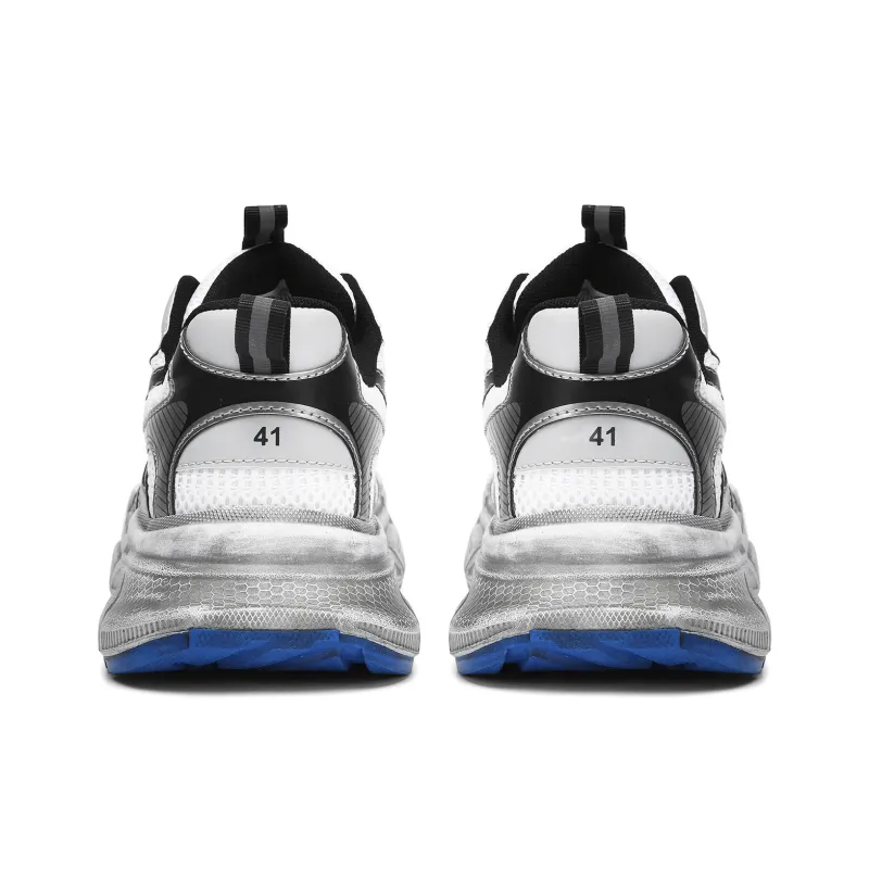 TEPOR Cushioned Slip Resistant Abrasion Resistant Low Top Chunky Sneakers Unisex-15
