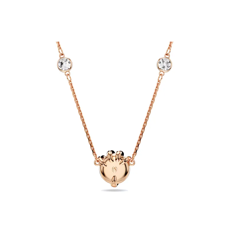 Swarovski Faux Crystal Rose Gold-Tone Plated Faux Pearl Necklaces Women's Rose Gold-1