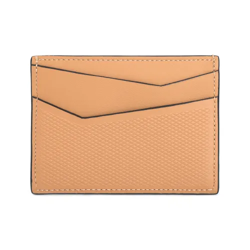 LOEWE Puzzle Cow Leather Card Holder Men's Warm Sand