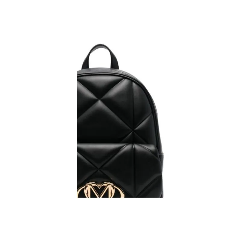 LOVE MOSCHINO PU Backpack Regular Women's Black-2
