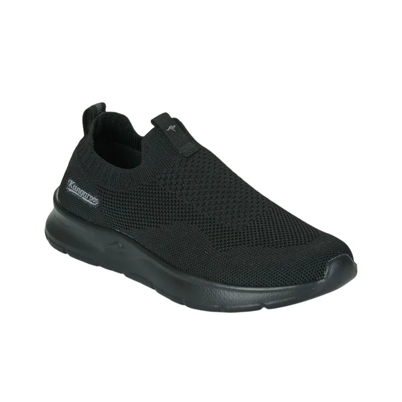 KangaROOS K NJ Anti Slip Wear Resistant Low Top Casual Shoes Women's Black-3