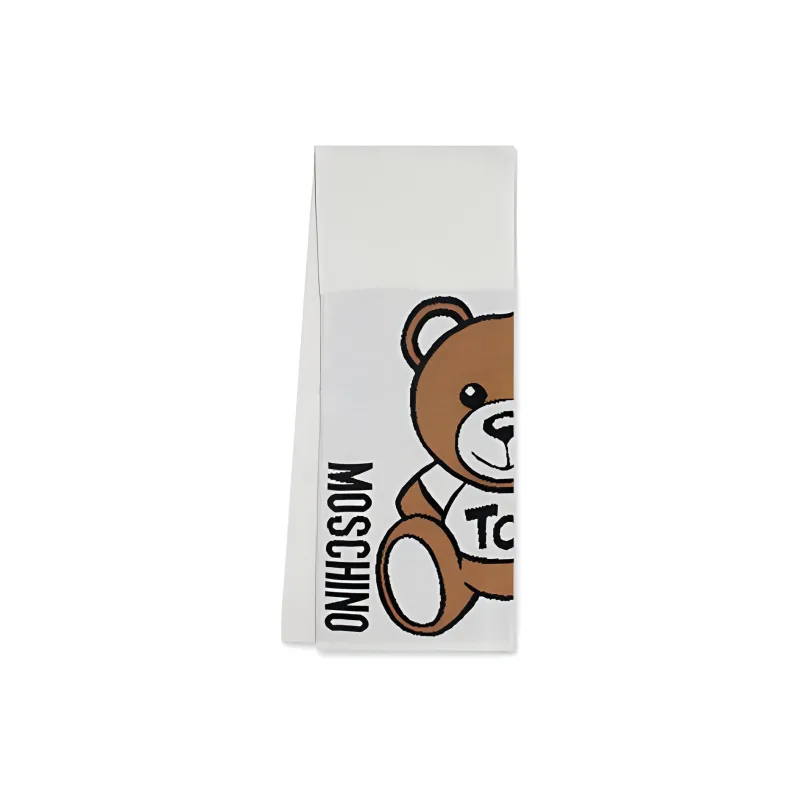 MOSCHINO Knit Scarves Unisex White-0