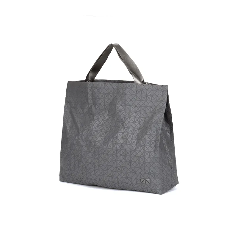 ISSEY MIYAKE KuroCart Nylon Fabric One Shoulder Handbags Large Size Unisex Light Gray-1