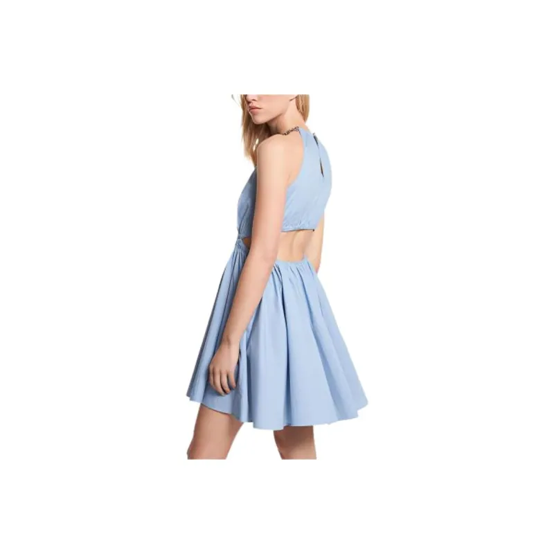 MICHAEL KORS FW22 Sleeveless Dress Women's Light Blue-1