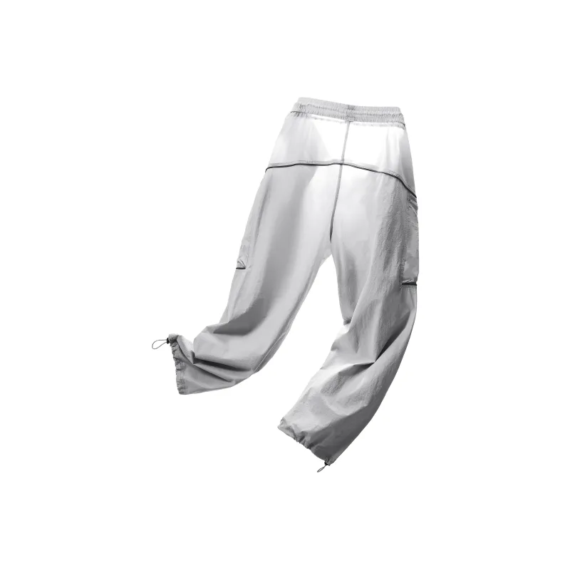 GNOMESHGH Casual Pants Unisex Cloud Gray-3