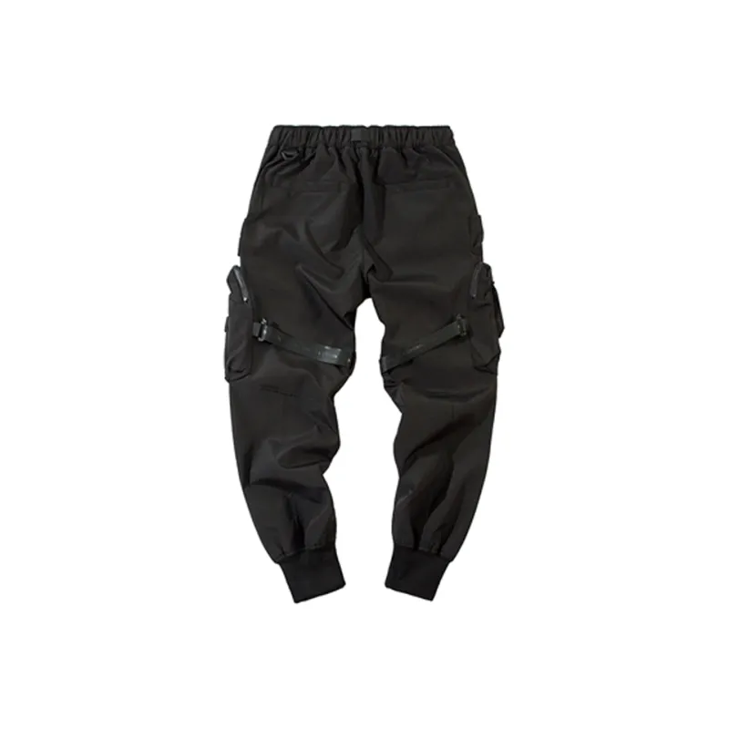 HKRXEC Cargo Pants Unisex Black-1