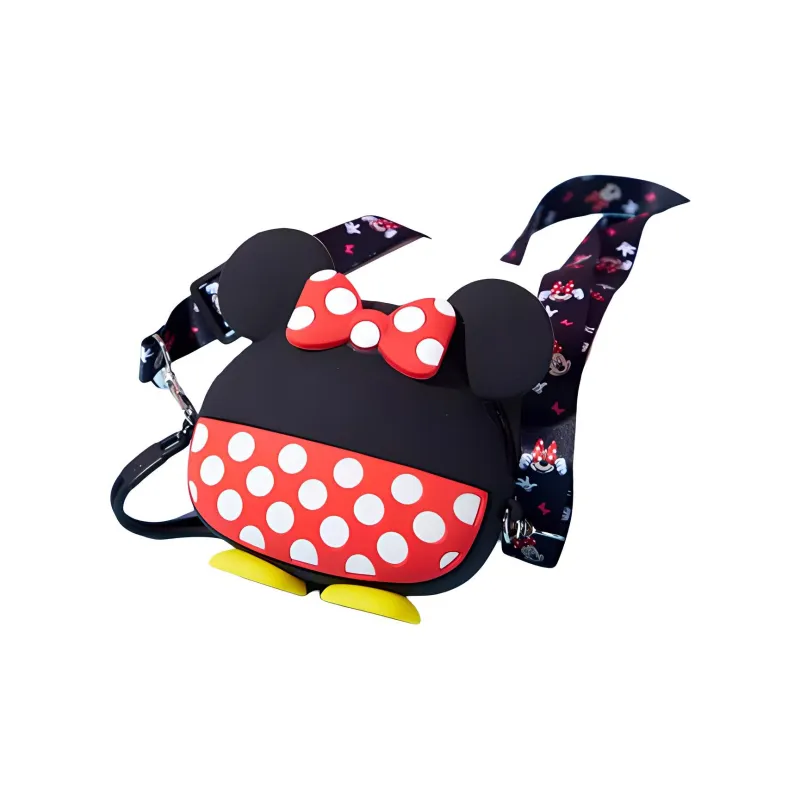 Disney Silicone Coin Purse Kids' Black Red-2
