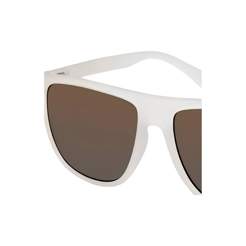 GUESS Polycarbonate Resin Rectangular Sunglasses Men's White-1