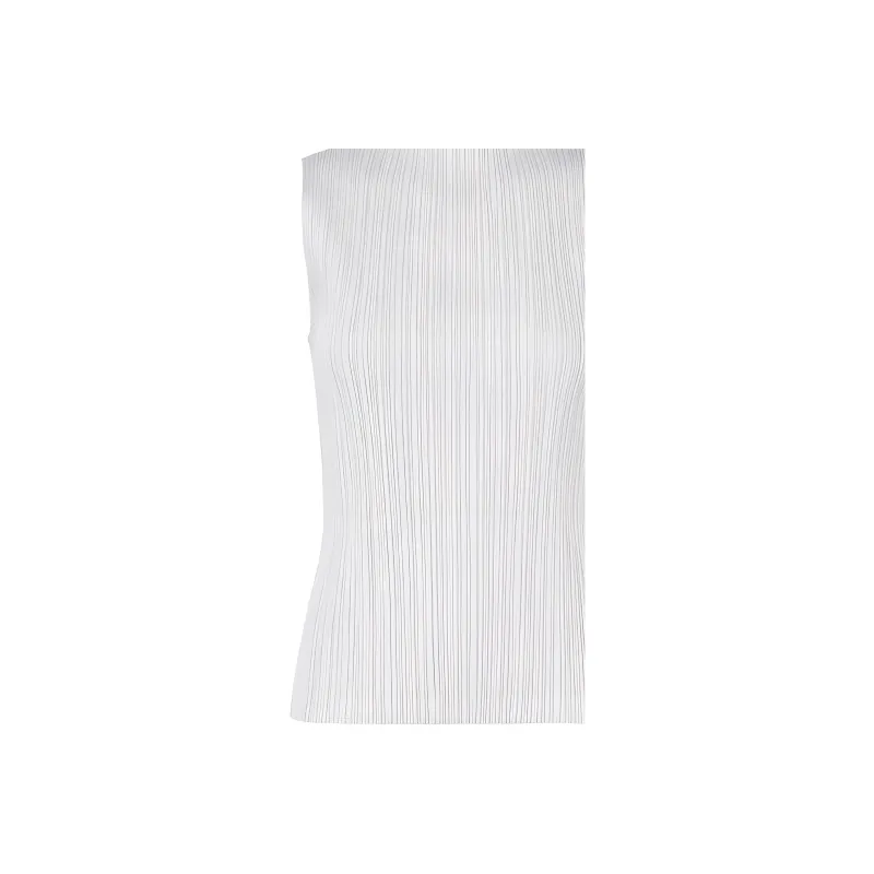 PLEATS PLEASE ISSEY MIYAKE SS22 Camisole Women's Light Gray-4