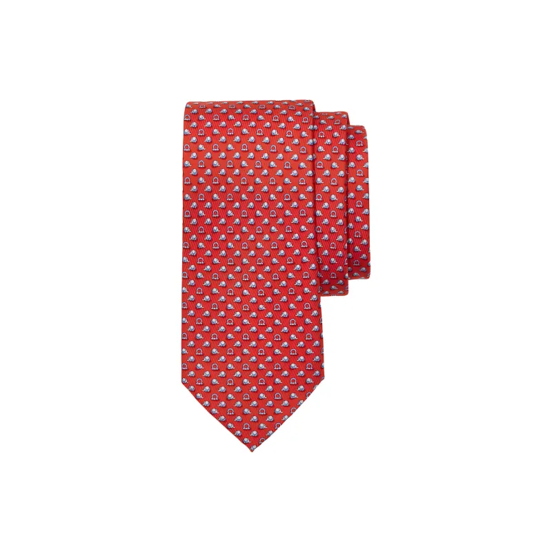 Ferragamo Logo Jacquard Tie-1