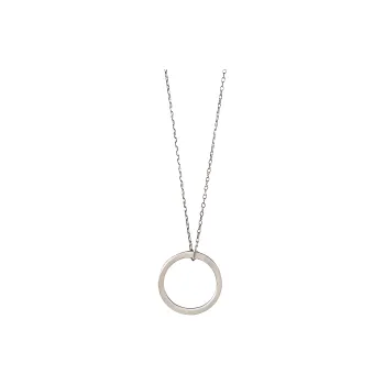Maison Margiela Pendant Logo Ring Necklace