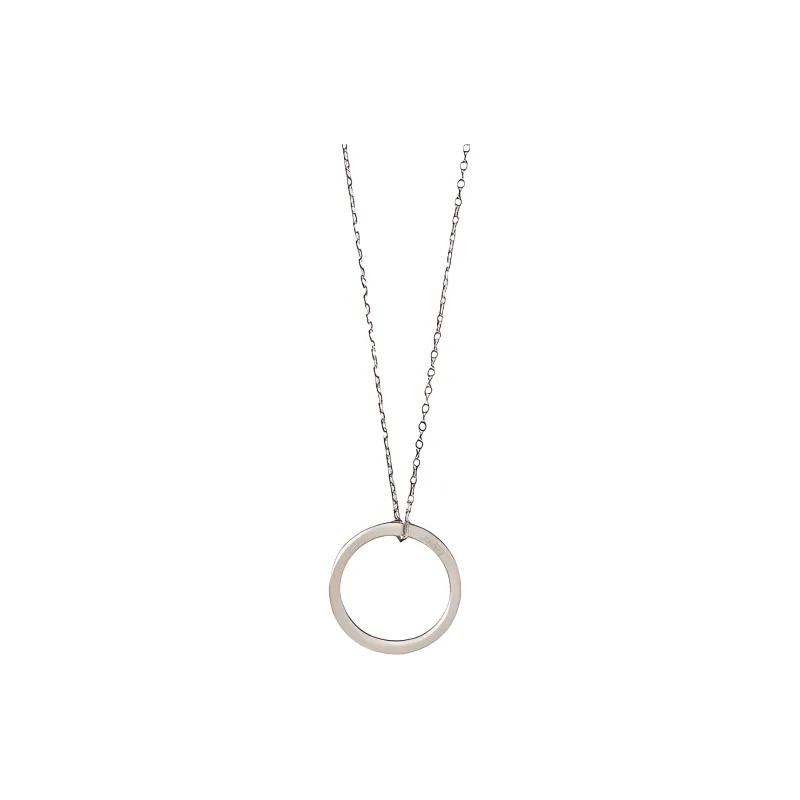 Maison Margiela Pendant Logo Ring Necklace-0