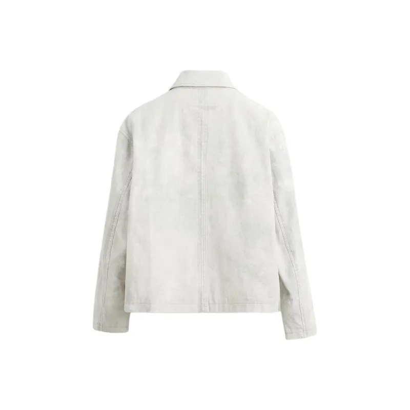 ZARA Jackets & Coats Men's Ice White-1