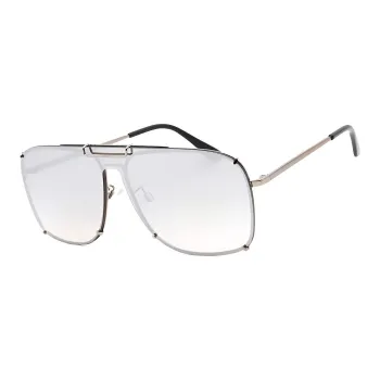 GUESS Metal Irregular Shape Sunglasses Men's Gray