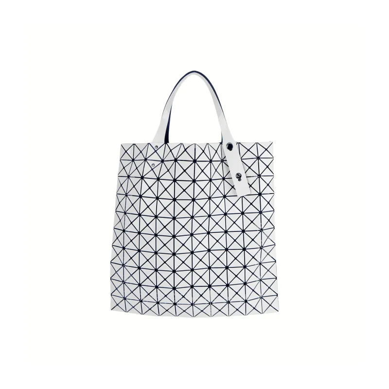 ISSEY MIYAKE Prism Polyvinyl Chloride Tote Bag, Shopping Bag, Handbag Women's White-0