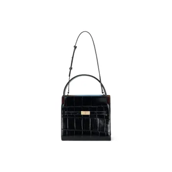 TORY BURCH Lee Radziwill Textured Small Tote Bag