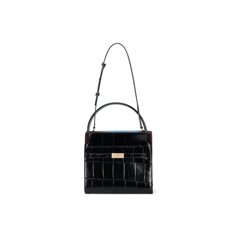TORY BURCH Lee Radziwill Textured Small Tote Bag-0