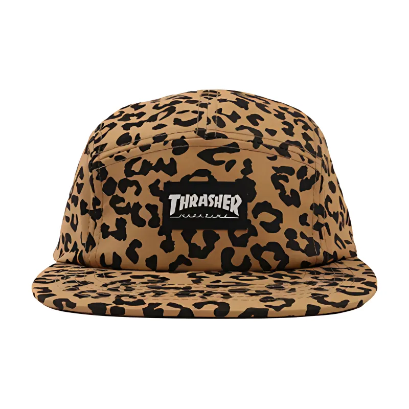Thrasher Cotton Baseball Caps Unisex Black-3
