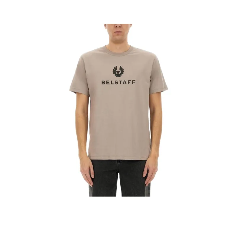 Belstaff SS25 T Shirt Men's Light Umber-0