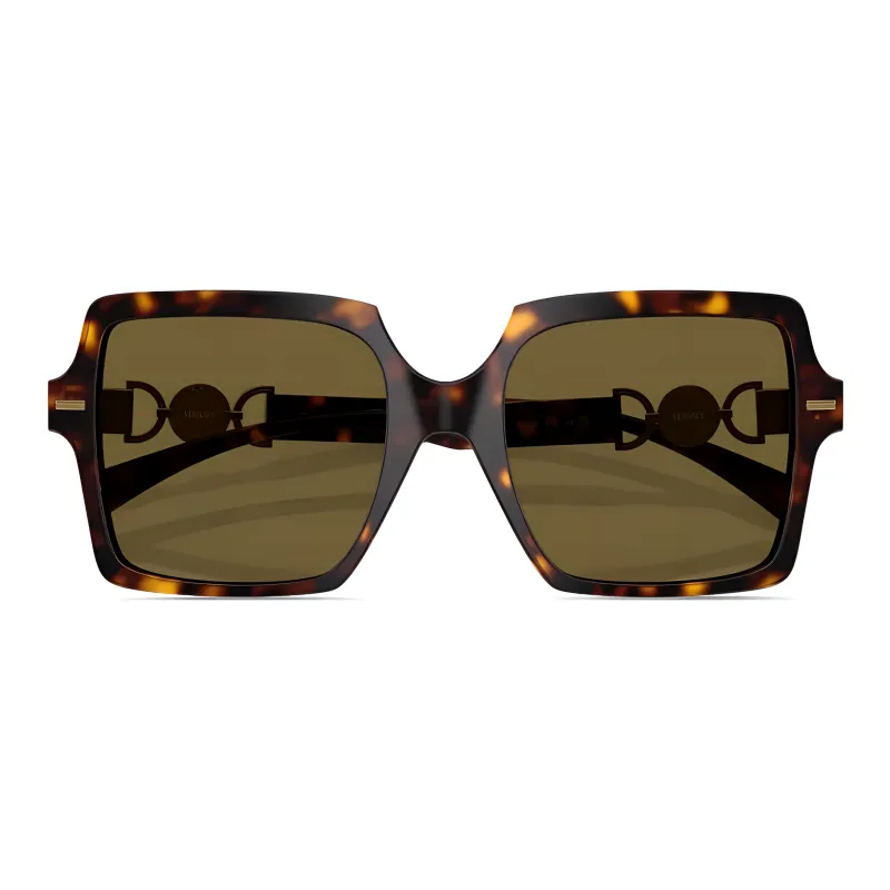 VERSACE Square Frame Sunglasses-4