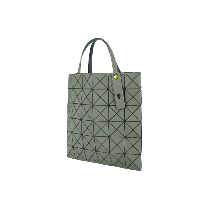 ISSEY MIYAKE Synthetic Leather Polyester Shoulder Bag, Handbag Regular Women's Army Green-1