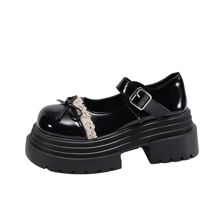 Yang Nianhua Loafers Women's Black-0