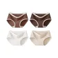 [4 Pack]White+Light Apricot+Red Brown+Dark Coffee