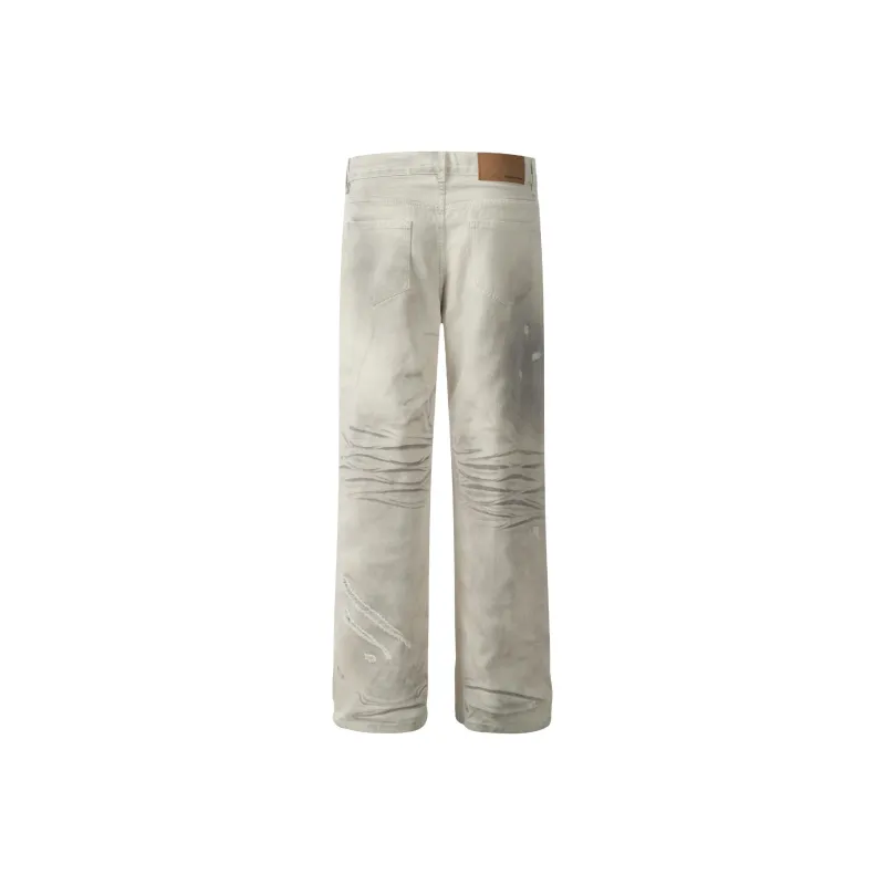 WELTER EXPERIMENT Jeans Unisex White-1