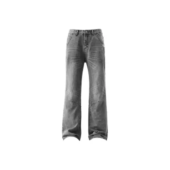 WELTER EXPERIMENT Jeans Unisex Concrete Gray Extended Style