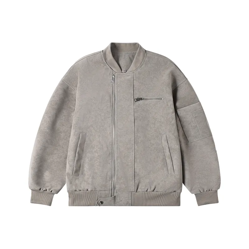 Michael Rock Jacket Unisex Gray-0