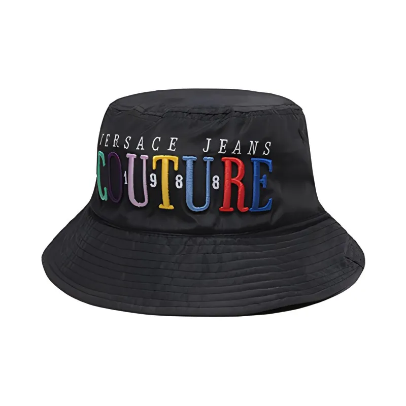 VERSACE JEANS COUTURE Bucket Hats Men Black-1