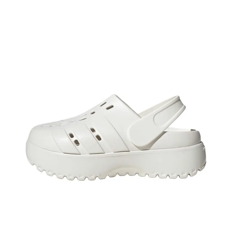 Adidas Adilette Clogs Women's White-0