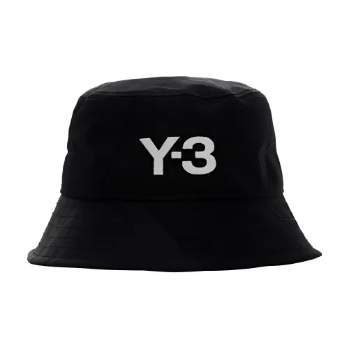 Y-3 Logo Embroidered Bucket Hat