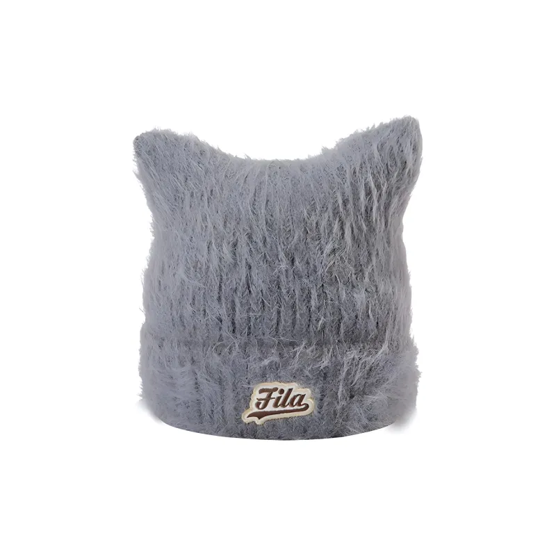 FILA FUSION Polyamide Beanies Women's Moon Mist Gray-1
